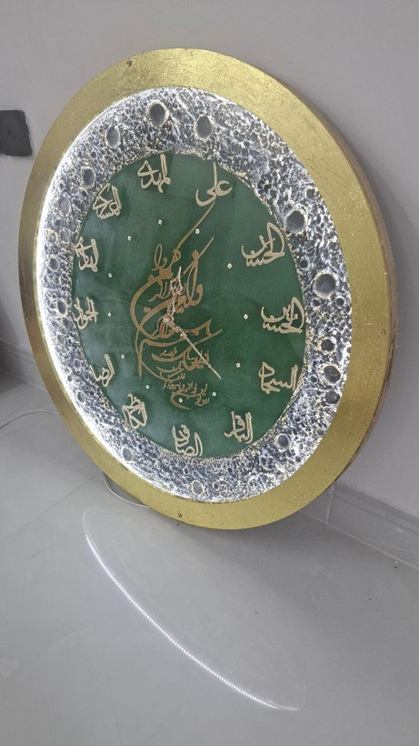 ساعت چوبی کالیگرافی ظهور