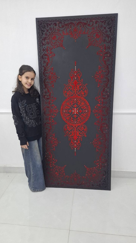 تابلو دکوراتیو مدرن مخمل
